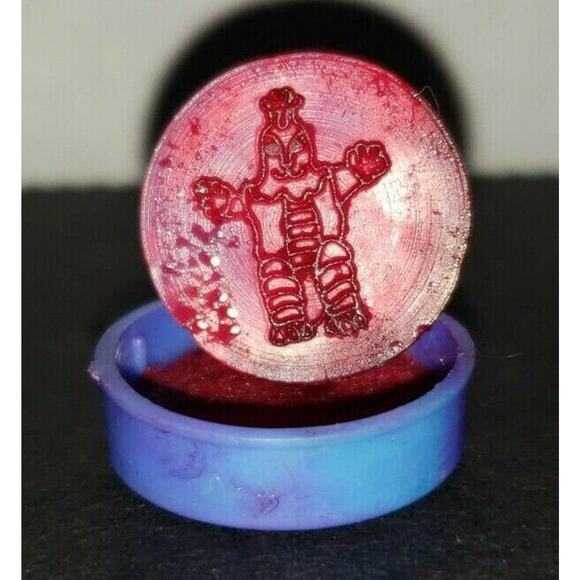 1980's moon monster mini figure hand ink stamper vending toy figure 10 - Picture 3 of 6